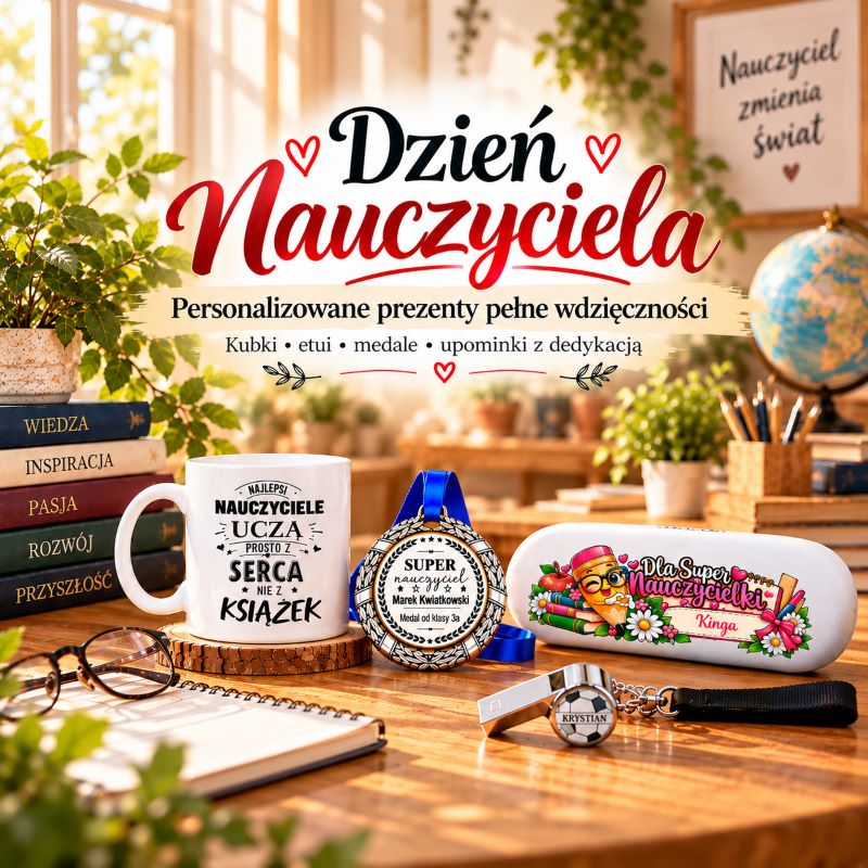 Personalizowane prezenty na Dzień Nauczyciela - Wyjątkowe upominki, które zaskoczą Twojego nauczyciela